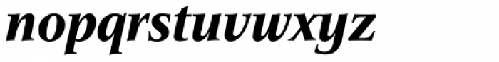 Helicon BQ Medium Italic Font LOWERCASE
