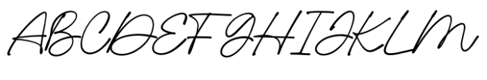 Heligthon Signature Font UPPERCASE