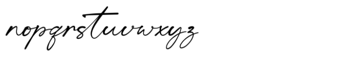 Heligthon Signature Font LOWERCASE