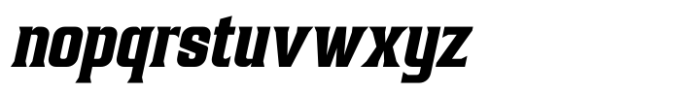 Helison Italic Font LOWERCASE