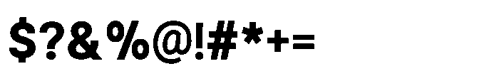 Helix Sans Helix Bold Font OTHER CHARS