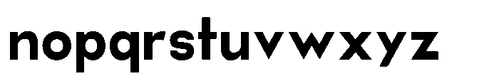 Helix Sans Helix Extra Bold Font LOWERCASE