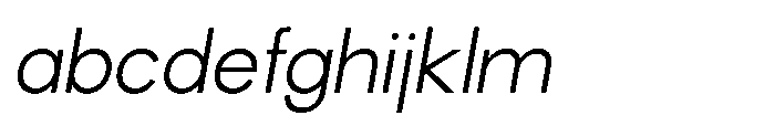 Helix Sans Helix Extra Light-Italic FONT