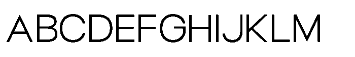 Helix Sans Helix Extra Light Font UPPERCASE