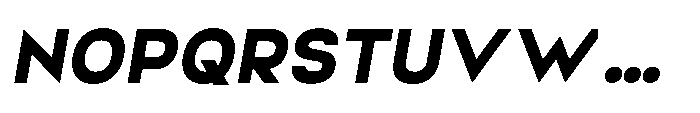 Helix Sans Helix Heavy-Italic Font UPPERCASE