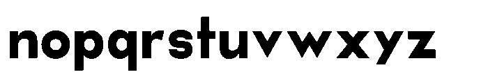 Helix Sans Helix Heavy Font LOWERCASE