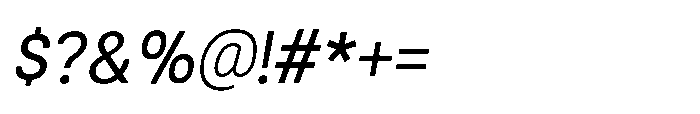Helix Sans Helix Light-Italic Font OTHER CHARS