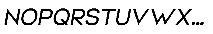 Helix Sans Helix Regular-Italic Font UPPERCASE