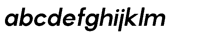 Helix Sans Helix Semi Bold-Italic FONT