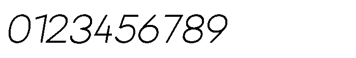 Helix Sans Helix Thin-Italic Font OTHER CHARS