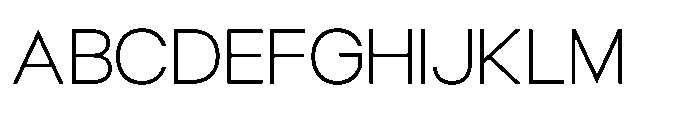 Helix Sans Helix Thin Font UPPERCASE