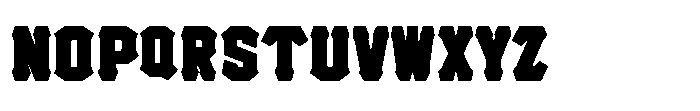 Hell Forge Font LOWERCASE