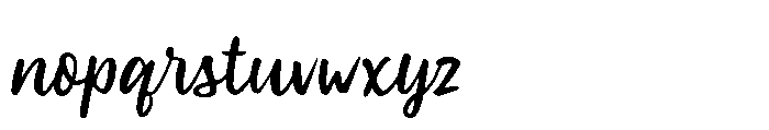 Hellasio Font LOWERCASE