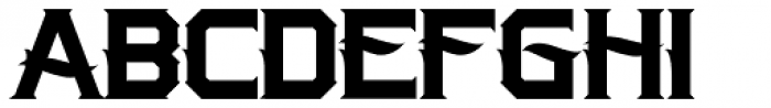 Hellfire Font LOWERCASE