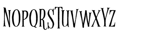 Hellghost Rough Font UPPERCASE