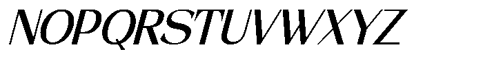Helliona Display Italic Font UPPERCASE