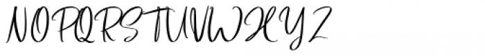 Hello Beauty Handwritten Font UPPERCASE