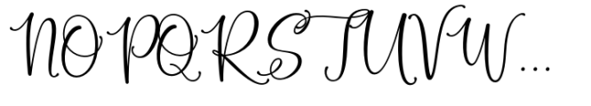 Hello Blushberry Script Regular Font UPPERCASE
