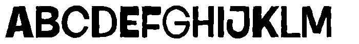 Hello Boyz Quirky Font UPPERCASE