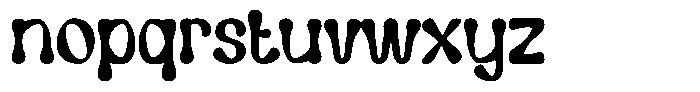 Hello Cacon Font LOWERCASE