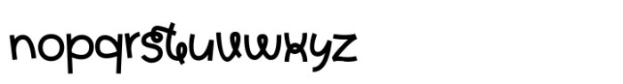 Hello Chuckle Font LOWERCASE