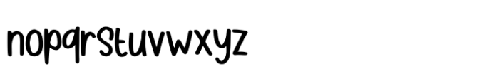 Hello Comic Font LOWERCASE