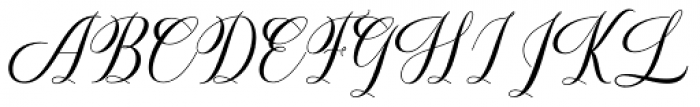 Hello Crystal Script Regular Font UPPERCASE