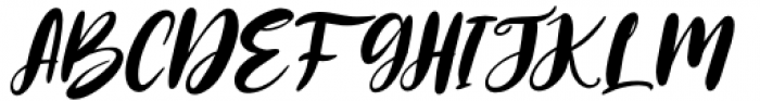 Hello Easteria Italic Font UPPERCASE