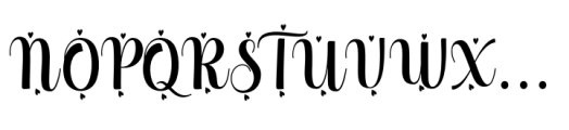 Hello Georgina Script Regular Love Font UPPERCASE