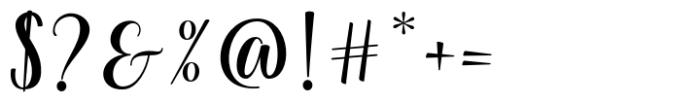 Hello Georgina Script Regular Sans Font OTHER CHARS