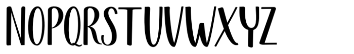 Hello Georgina Script Regular Sans Font UPPERCASE