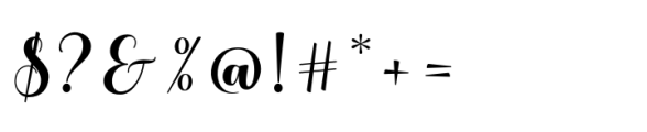 Hello Georgina Script Regular Font OTHER CHARS