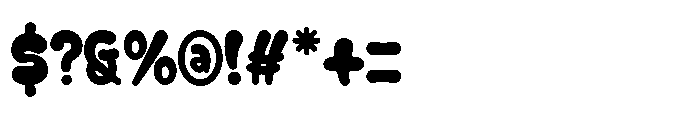 Hello Good Gosh Font OTHER CHARS