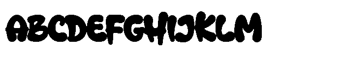 Hello Good Gosh Font UPPERCASE