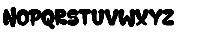 Hello Good Gosh Font UPPERCASE