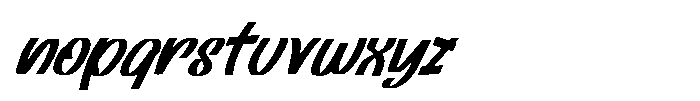 Hello Lazy Italic Font LOWERCASE