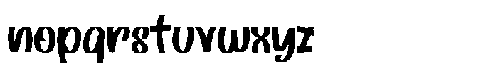 Hello Lazy Regular Font LOWERCASE