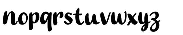 Hello Lovely Font LOWERCASE