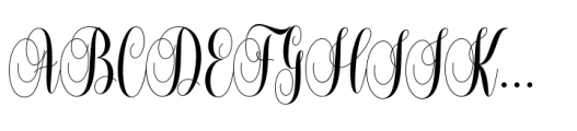 Hello Melodi Regular Font UPPERCASE