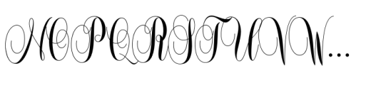 Hello Melodi Regular Font UPPERCASE