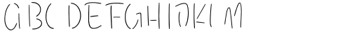 Hello Mono One Inline Font UPPERCASE