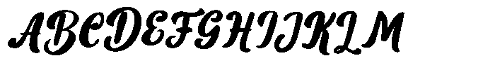 Hello Richers  Display Slant Font UPPERCASE