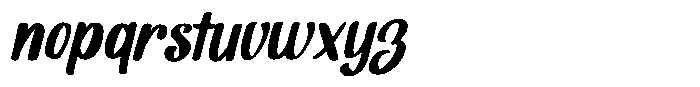 Hello Richers  Display Slant Font LOWERCASE
