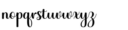 Hello Samantha Italic Regular Font LOWERCASE