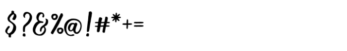 Hello Sweets Script Regular Font OTHER CHARS