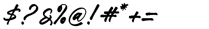 Hello Whisper Regular Font OTHER CHARS