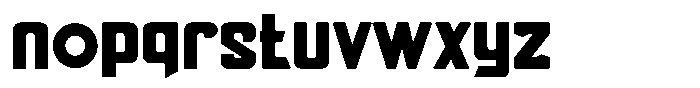 Hellock Font LOWERCASE