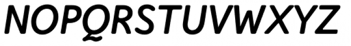 Hellschreiber Sans Bold Italic Font UPPERCASE