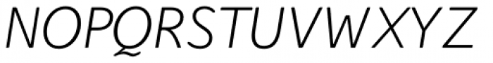 Hellschreiber Sans Light Italic Font UPPERCASE