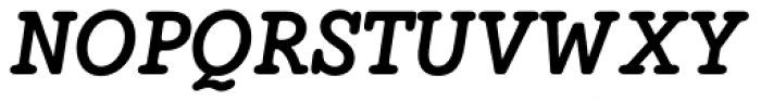 Hellschreiber Serif Bold Italic Font UPPERCASE